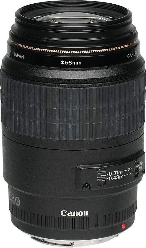 Canon EF 100 mm F2.8 USM Macro 58mm Filtergewinde (Canon EF Anschluss) schwarz