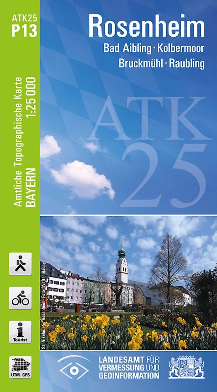 ATK25-P13 Rosenheim (Amtliche Topographische Karte 1:25000)