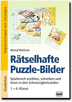 Brigg: Deutsch - Grundschule - Schreiben / Rätselhafte Puzzle-Bilder