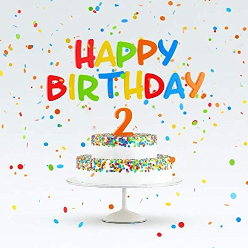 Happy Birthday: Kindergeburtstag Gästebuch zum Eintragen - 2. Geburtstag