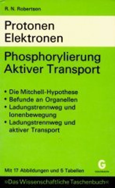 Protonen, Elektronen, Phosphorylierung, Aktiver Transport - Rutherford Ness Robertson