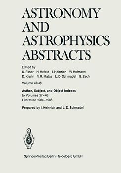 Author, Subject, and Object Indexes to Volumes 37–46. Literature 1984–1988