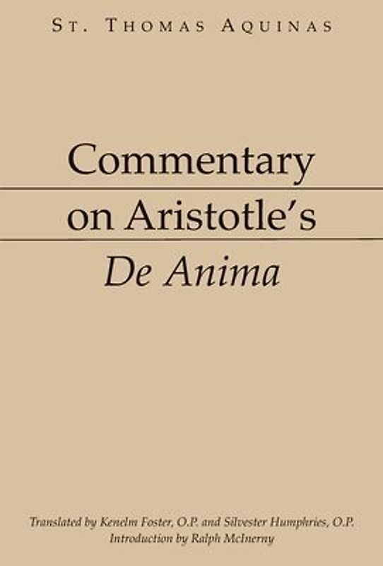 Commentary on Aristotle's de Anima