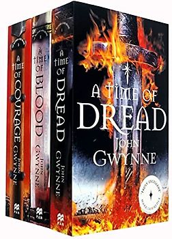 John Gwynne Of Blood and Bone Series 3 Books Collection Set (A Time of Dread, A Time of Blood, [Hardcover] A Time of Courage)