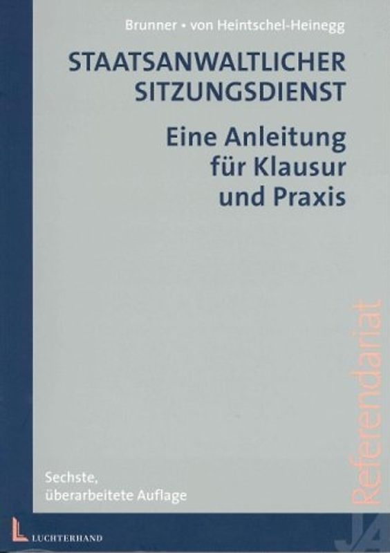 Staatsanwaltlicher Sitzungsdienst