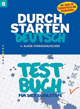 Durchstarten Deutsch 8. Testbuch (inkl. Standard-Tests)