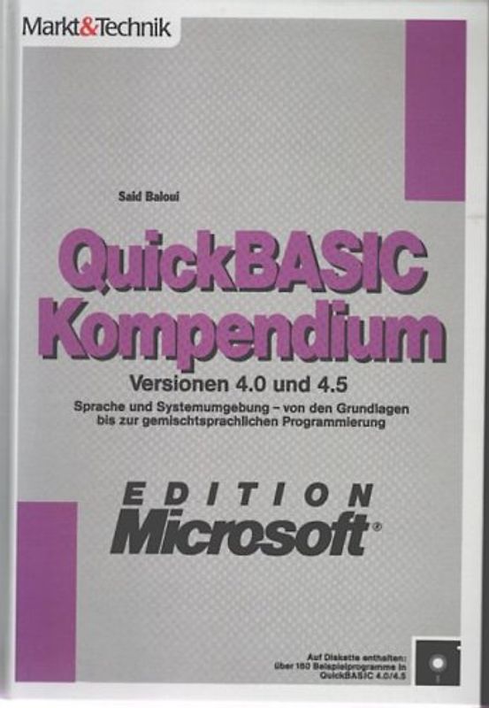 Quick BASIC Kompendium Versionen 4.0 und 4.5