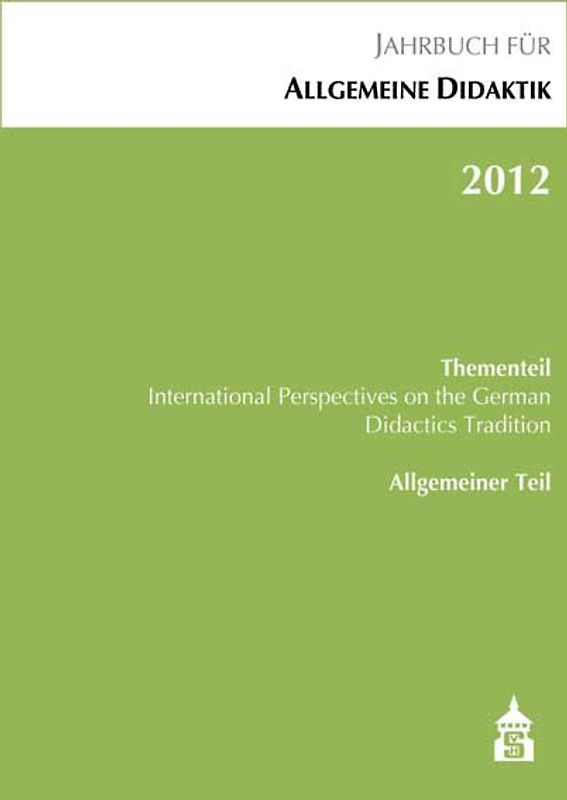Jahrbuch für Allgemeine Didaktik 2012