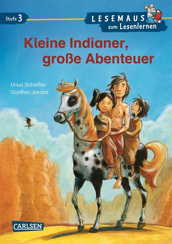 LESEMAUS zum Lesenlernen Stufe 3: VE 5 Kleine Indianer, große Abenteuer