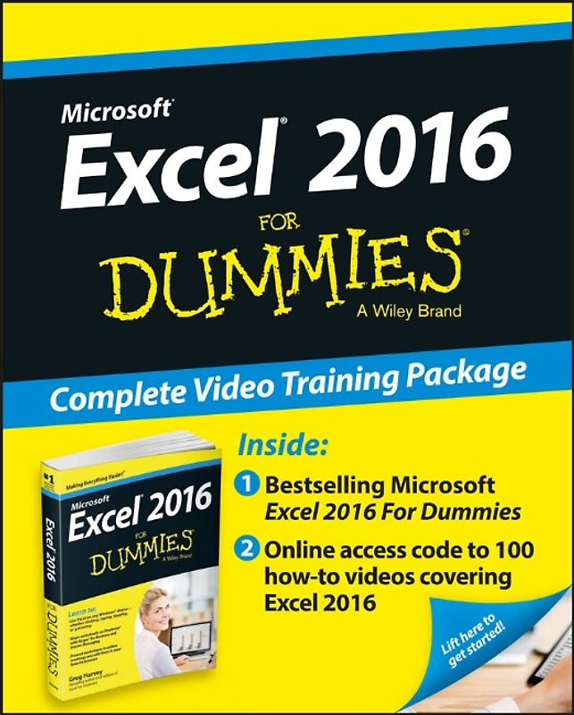 Excel 2016 For Dummies Book + Online Videos Bundle