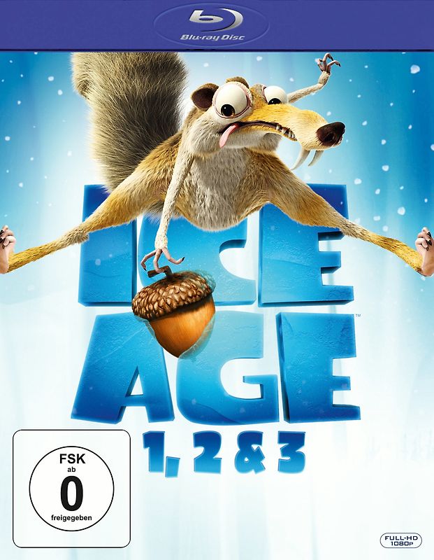 Ice Age 1, 2 & 3 [3 Disc] Blu-ray Disc