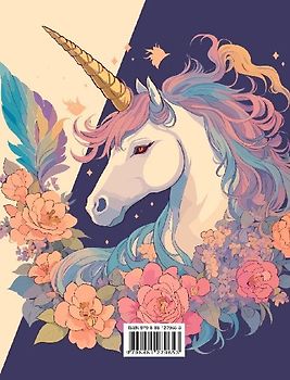 Enhjørning mandalaer | Malebog | Anti-stress og kreative enhjørningescener for unge og voksne