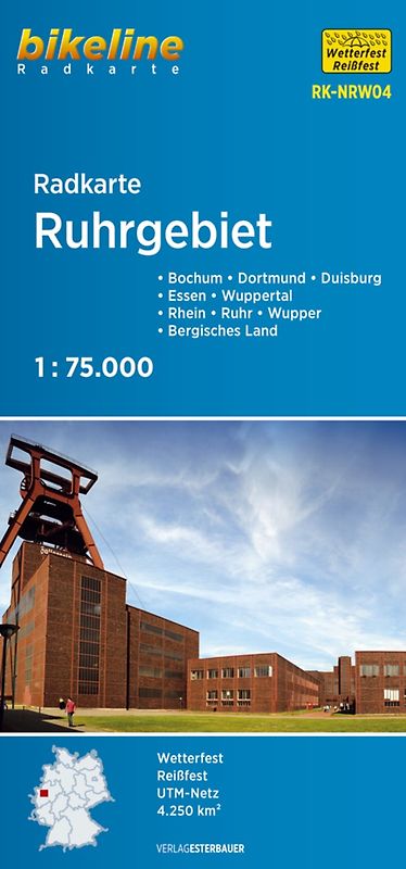 Radkarte Ruhrgebiet (RK-NRW04)