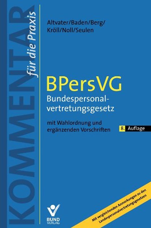 BPersVG – Bundespersonalvertretungsgesetz