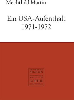 Ein USA-Aufenthalt 1971-1972