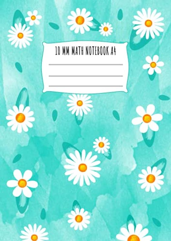 10mm Math Notebook A4: 10 mm (1 cm) Notebook, 10 mm Square Math Exercise Book A4 | Squared Quad Ruled Grid Paper Notebook for Mathematics (Maths) 100 Pages | Soft Cover