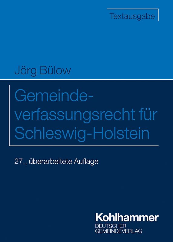 Gemeindeverfassungsrecht für Schleswig-Holstein