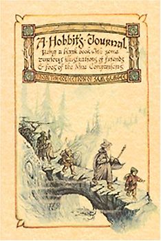 Hobbit's Journal: Being a Blank Book with Some Curious Illustrations of Friends and Foes of the Nine Companions (Parchment Journals) - Tolkien, J. R. R.