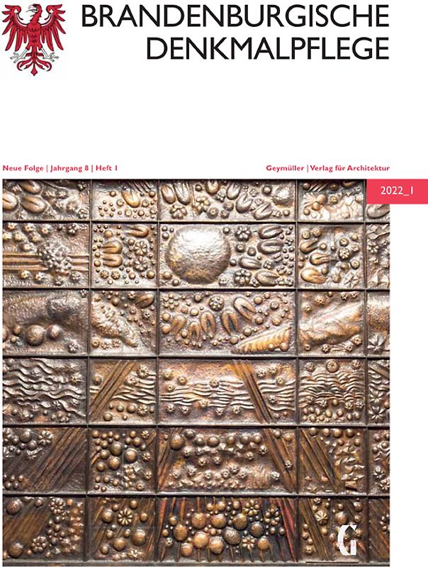 Brandenburgische Denkmalpflege | Neue Folge