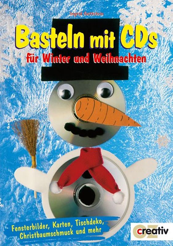 Basteln mit CDs für Winter und Weihnachten