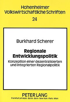Regionale Entwicklungspolitik