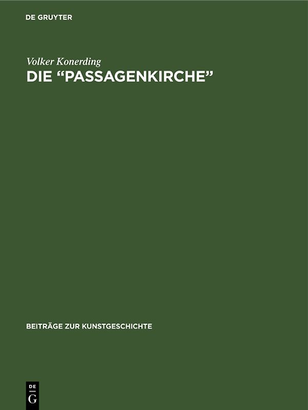Die “Passagenkirche”