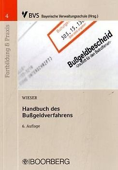 Handbuch des Bußgeldverfahrens