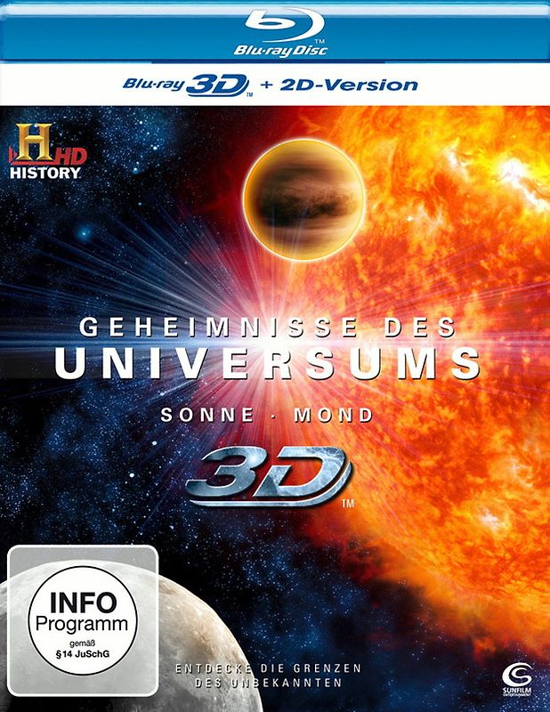 Geheimnisse des Universums 3D - Sonne/Mond [3D Blu-ray + 2D Version] 3D Blu-ray Disc