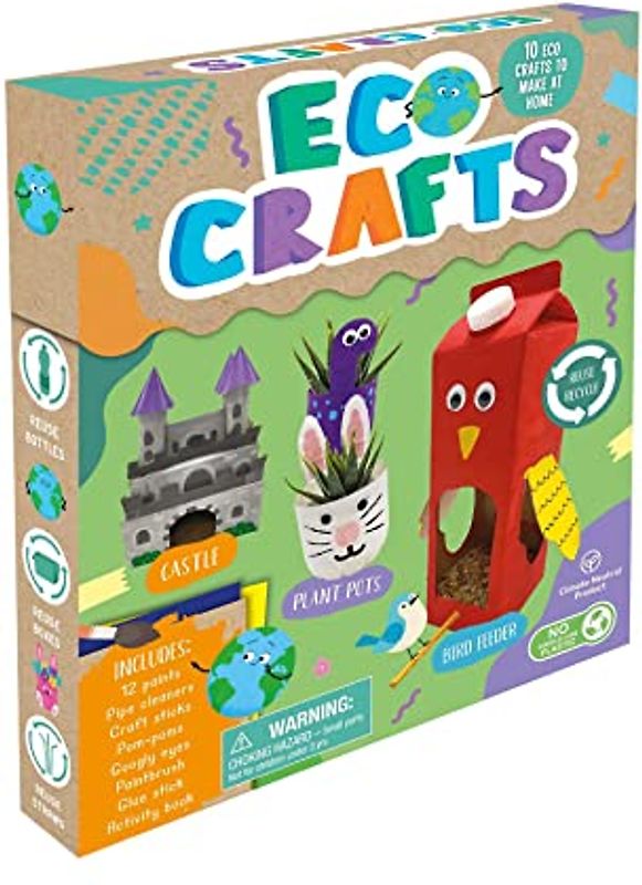 Eco Crafts: Reduce and Reuse Items from Your Home to Create Amazing Crafts