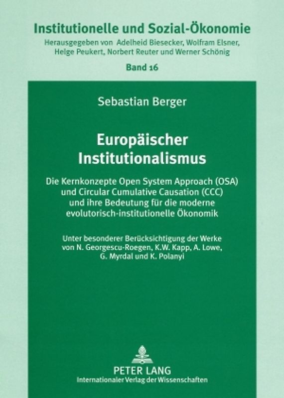 Europäischer Institutionalismus