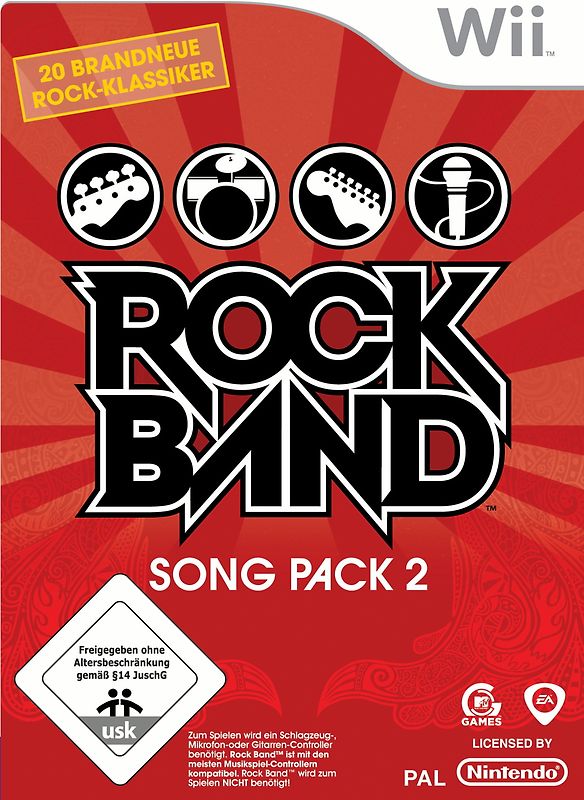 Rock Band Song Pack Vol.2 Nintendo Wii
