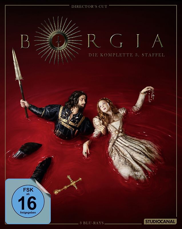 Borgia - Die komplette 3. Staffel [Director's Cut, 3 Discs] Blu-ray Disc