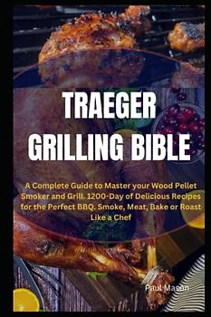 TRAEGER GRILLING BIBLE: A Complete Guide to Master your Wood Pellet Smoker and Grill. 1200-Day of Delicious Recipes for the Perfect BBQ. Smoke, Meat, Bake or Roast Like a Chef
