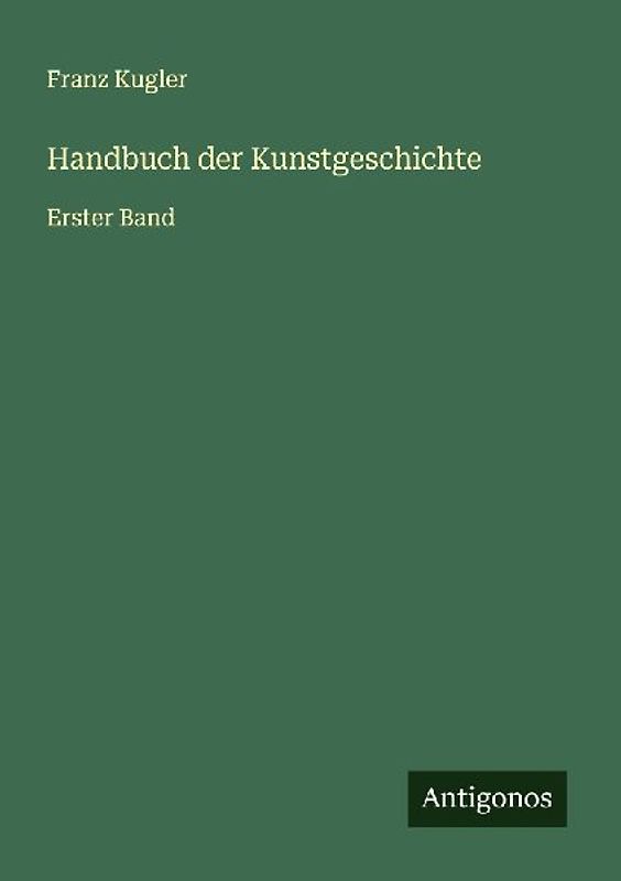 Handbuch der Kunstgeschichte