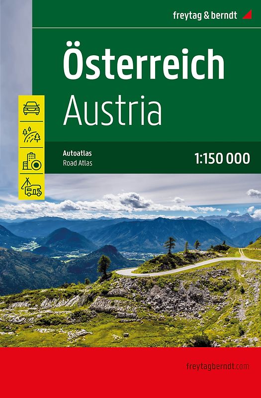 Österreich Supertouring, Autoatlas 1:150.000, freytag & berndt