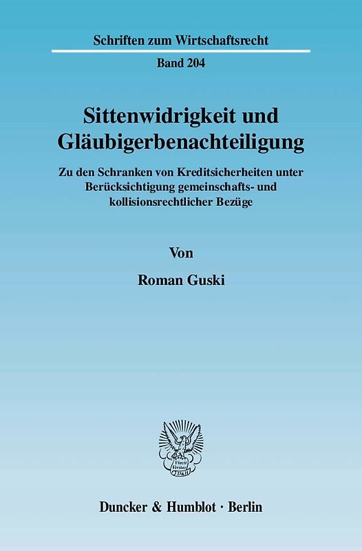 Sittenwidrigkeit und Gläubigerbenachteiligung.