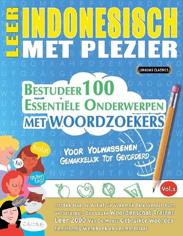 LEER INDONESISCH MET PLEZIER - VOOR VOLWASSENEN