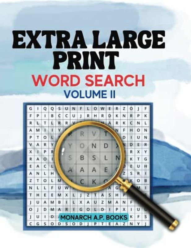 EXTRA LARGE PRINT WORD SEARCH BOOK - VOLUME II: Jumbo Extra Large Print Word Search For Adults (EXTRA LARGE PRINT WORD SEARCH BOOKS, Band 2)