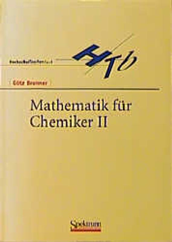Mathematik für Chemiker II