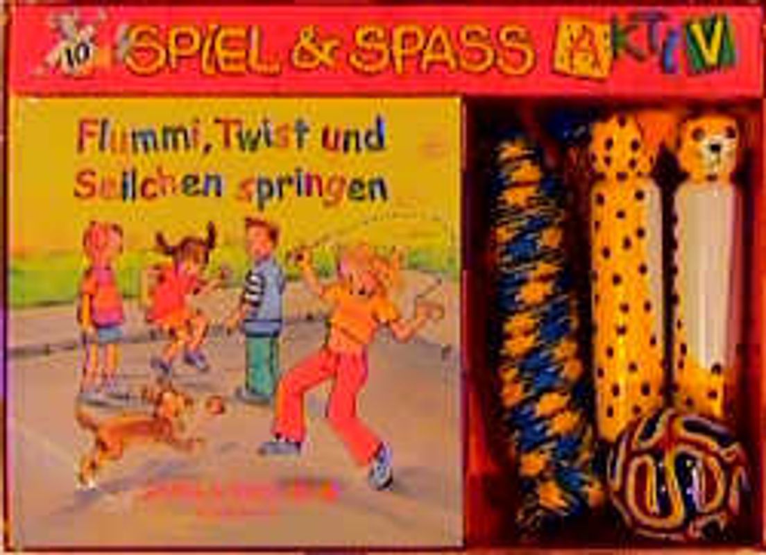 Flummi, Twist und Seilchen springen. Ab 6 Jahren