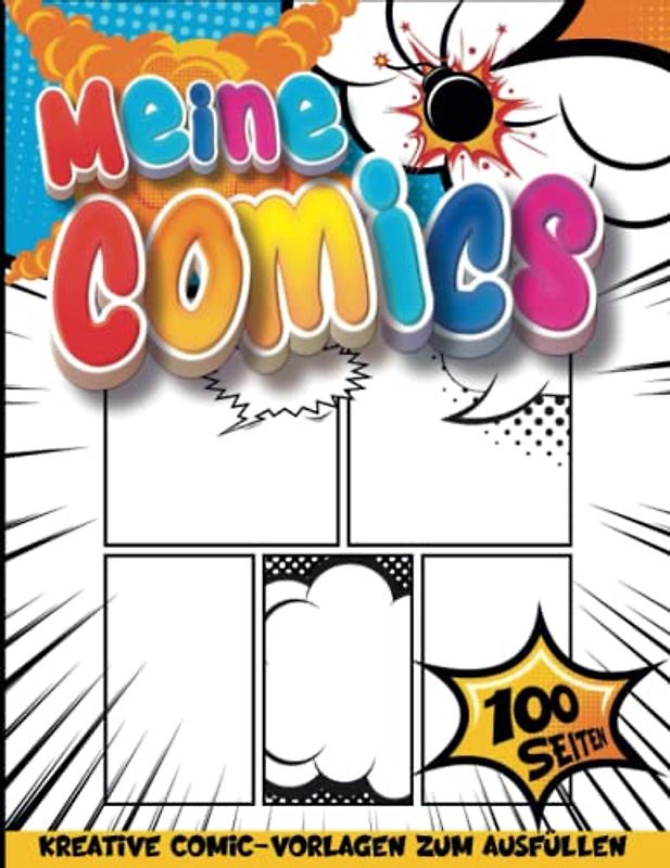 Kreativbuch Comic Cartoon: Comic-Bastelbuch Für Mädchen Im Alter Von 7-12 Jahren | Basteln Für Kinder Ab 7 | Junge 9 Jahre Geschenkideen