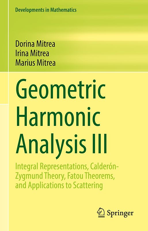 Geometric Harmonic Analysis III