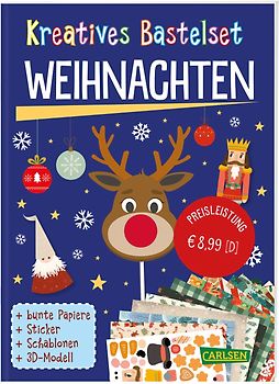 Bastelset für Kinder: Kreatives Bastelset: Weihnachten