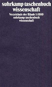 suhrkamp taschenbuch wissenschaft