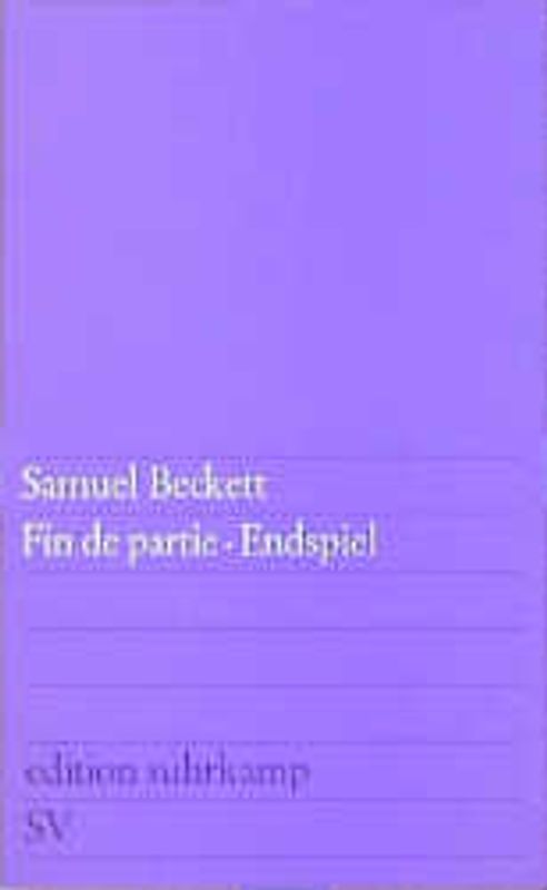 Fin de partie. Endspiel