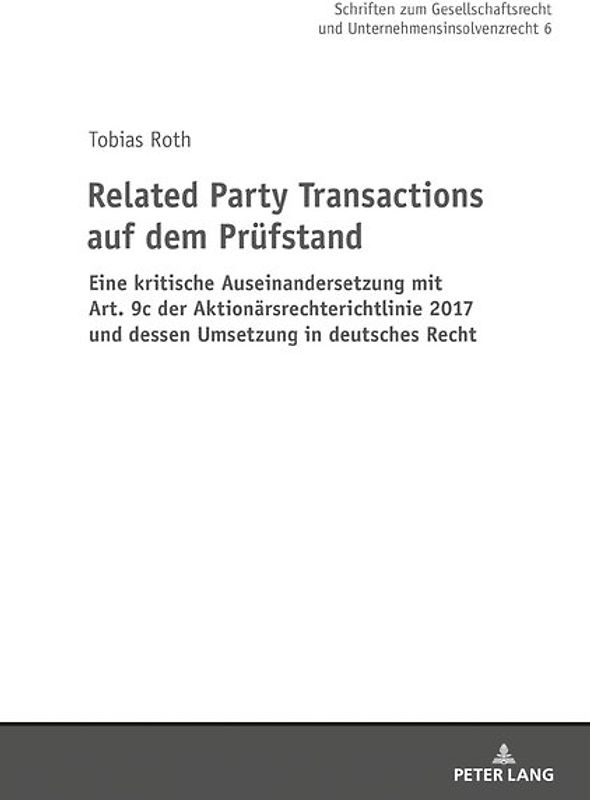 Related Party Transactions auf dem Prüfstand