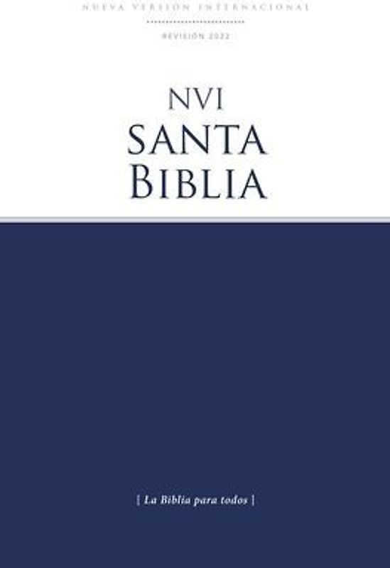 Nvi, Santa Biblia, Revisión 2022, Edición Económica, Tapa Rústica