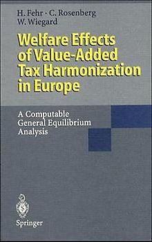 Welfare Effects of Value-Added Tax Harmonization in Europe