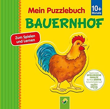 Mein Puzzlebuch Bauernhof für Kinder ab 10 Monaten