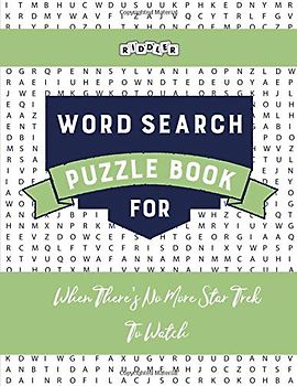 Word Search Puzzle Book for When There's No More Star Trek To Watch